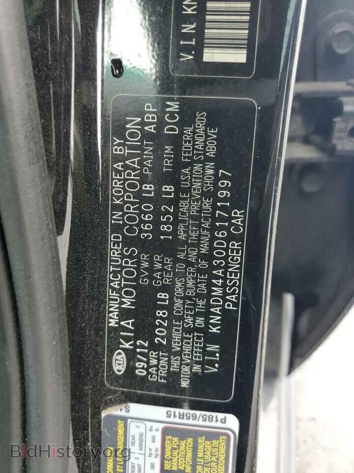 2013 KIA RIO - VIN: KNADM4A30D6171997 - Фото 12