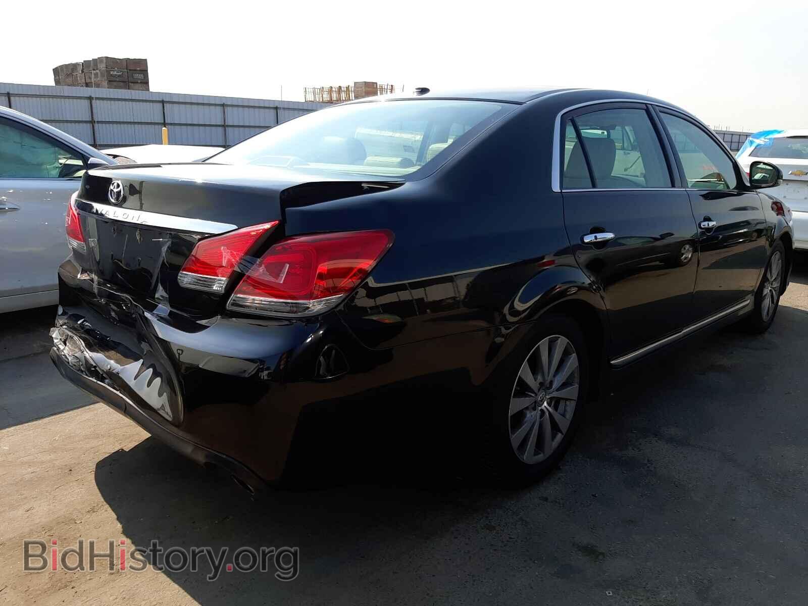 2011 TOYOTA AVALON - VIN: 4T1BK3DBXBU434532 - Фото 4