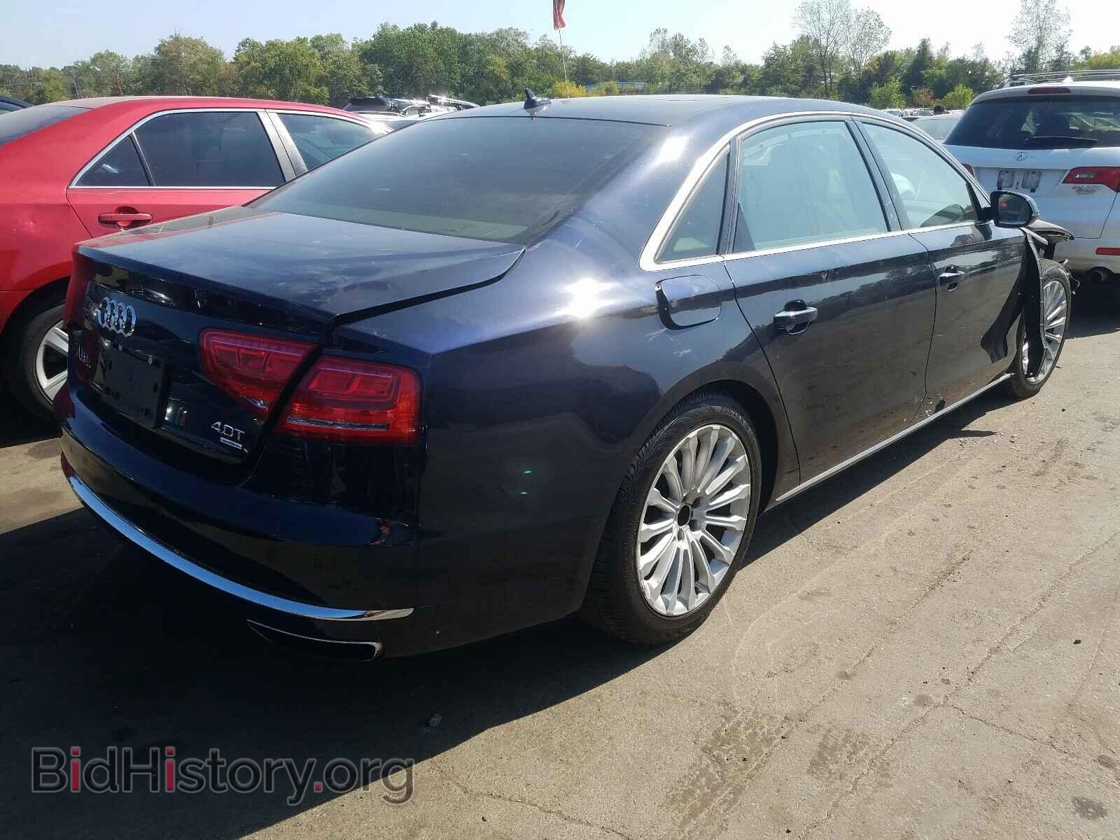 2013 AUDI A8 - VIN: WAUR2AFDXDN016505 - Фото 4