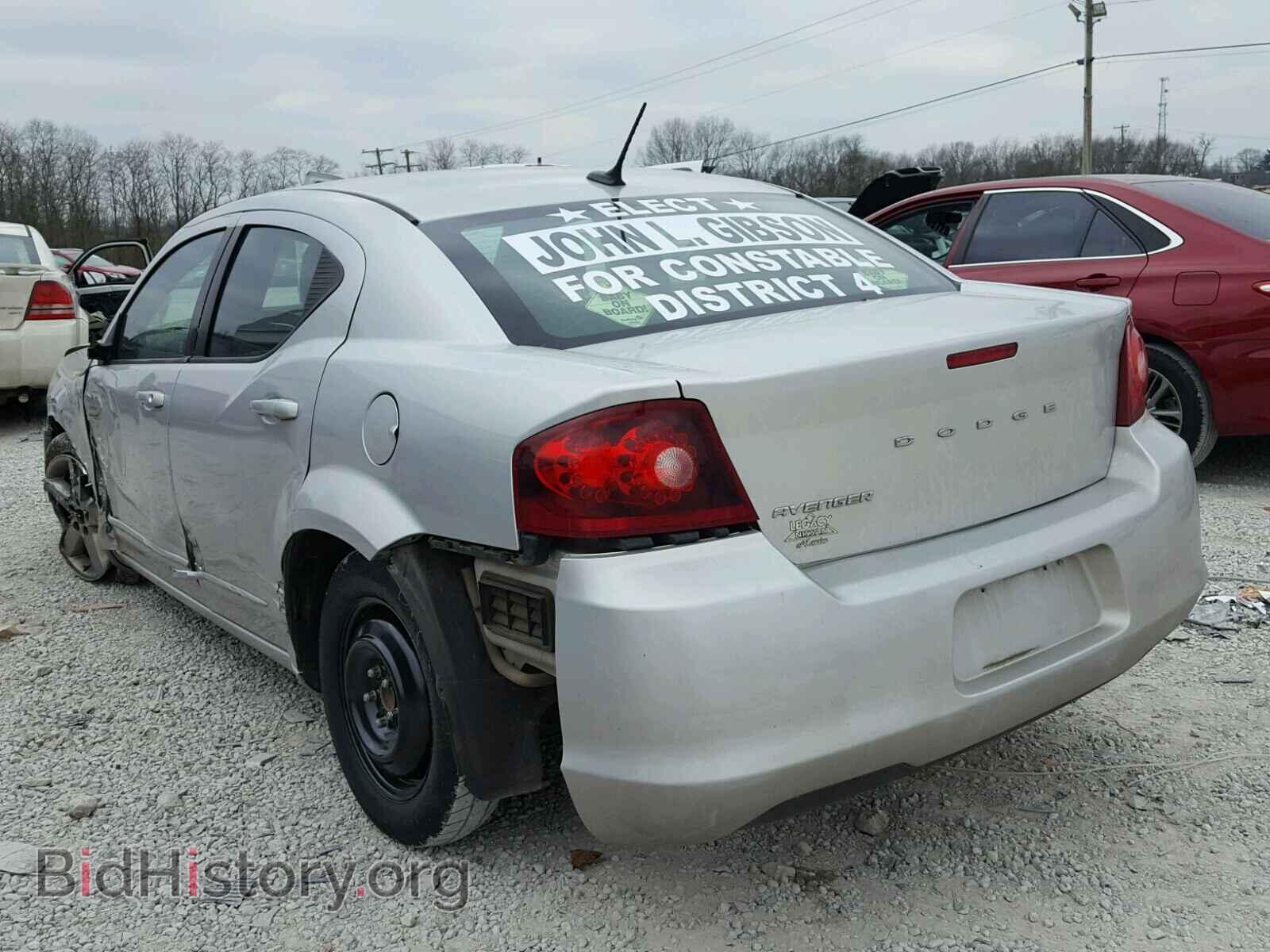 2012 DODGE AVENGER - VIN: 1C3CDZAB1CN181949 - Фото 3