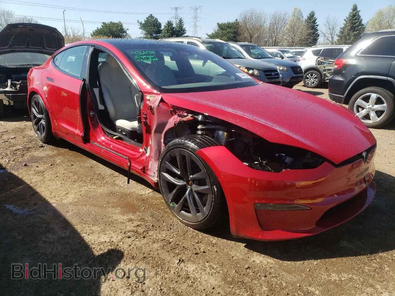 2021 TESLA MODEL S - VIN: 5YJSA1E56MF436438 - Фото 4