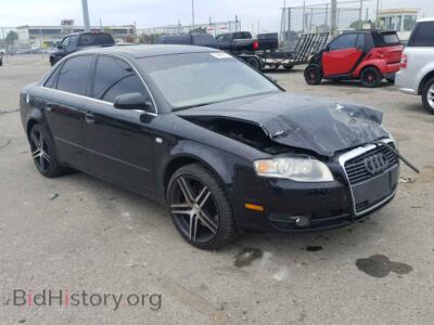 2007 Audi A4 A4 2.0T QU, черный — VIN WAUDF78E17A019070, Copart