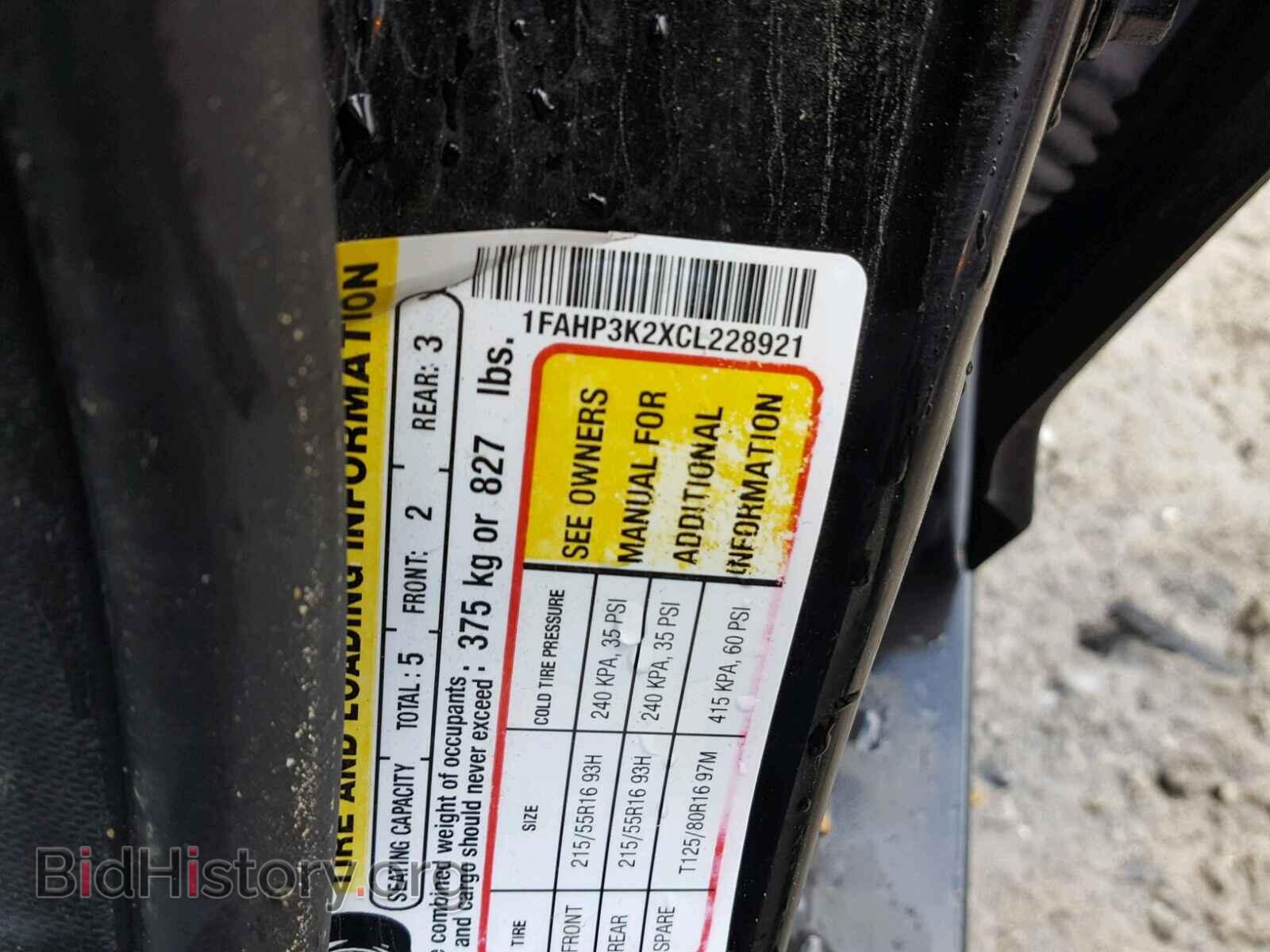 2012 FORD FOCUS - VIN: 1FAHP3K2XCL228921 - Photo 10