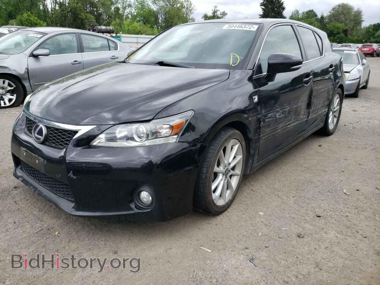 2012 LEXUS CT 200 - VIN: JTHKD5BH4C2121957 - Фото 2