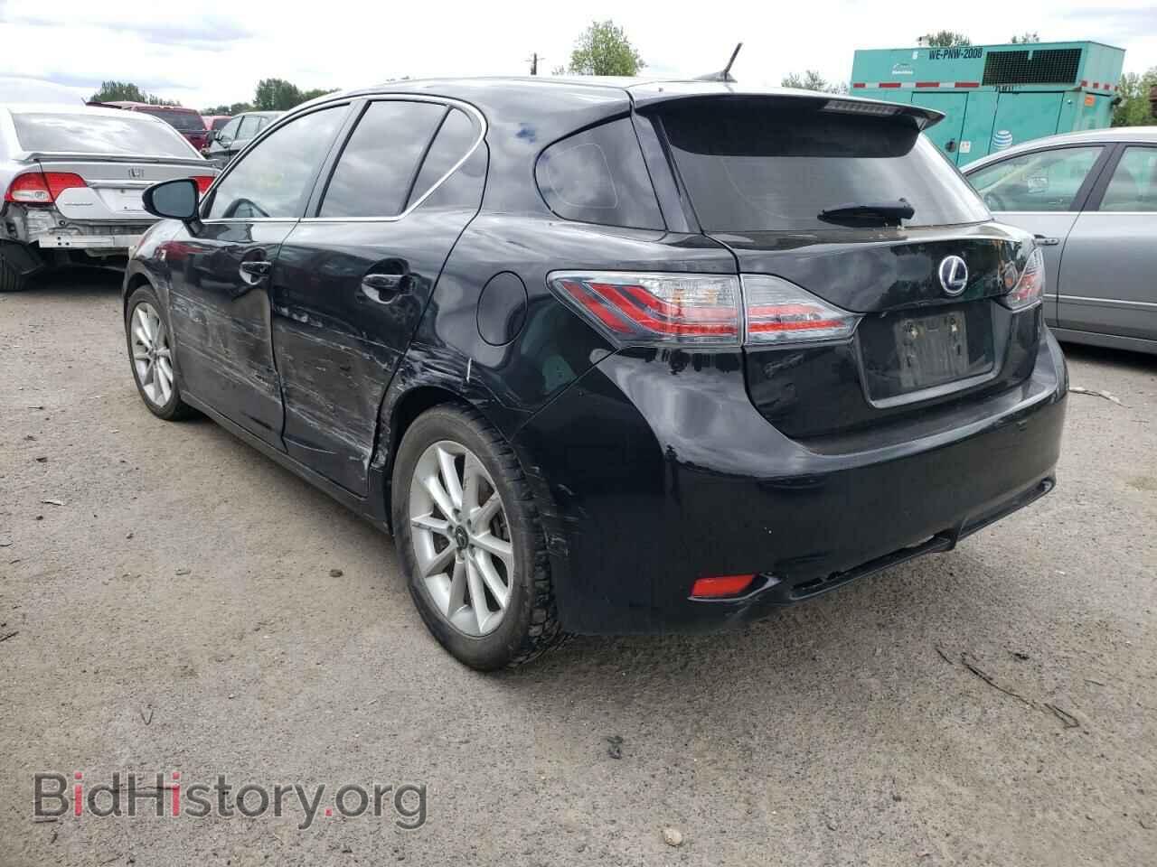 2012 LEXUS CT 200 - VIN: JTHKD5BH4C2121957 - Фото 3