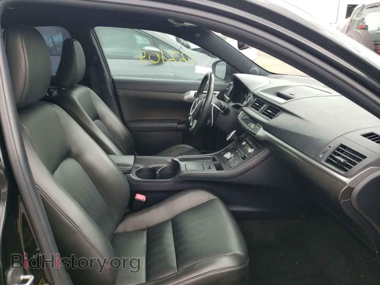 2012 LEXUS CT 200 - VIN: JTHKD5BH4C2121957 - Фото 5