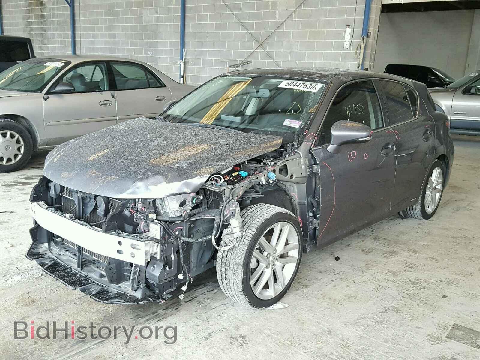 2014 LEXUS CT 200 - VIN: JTHKD5BH3E2183191 - Фото 2