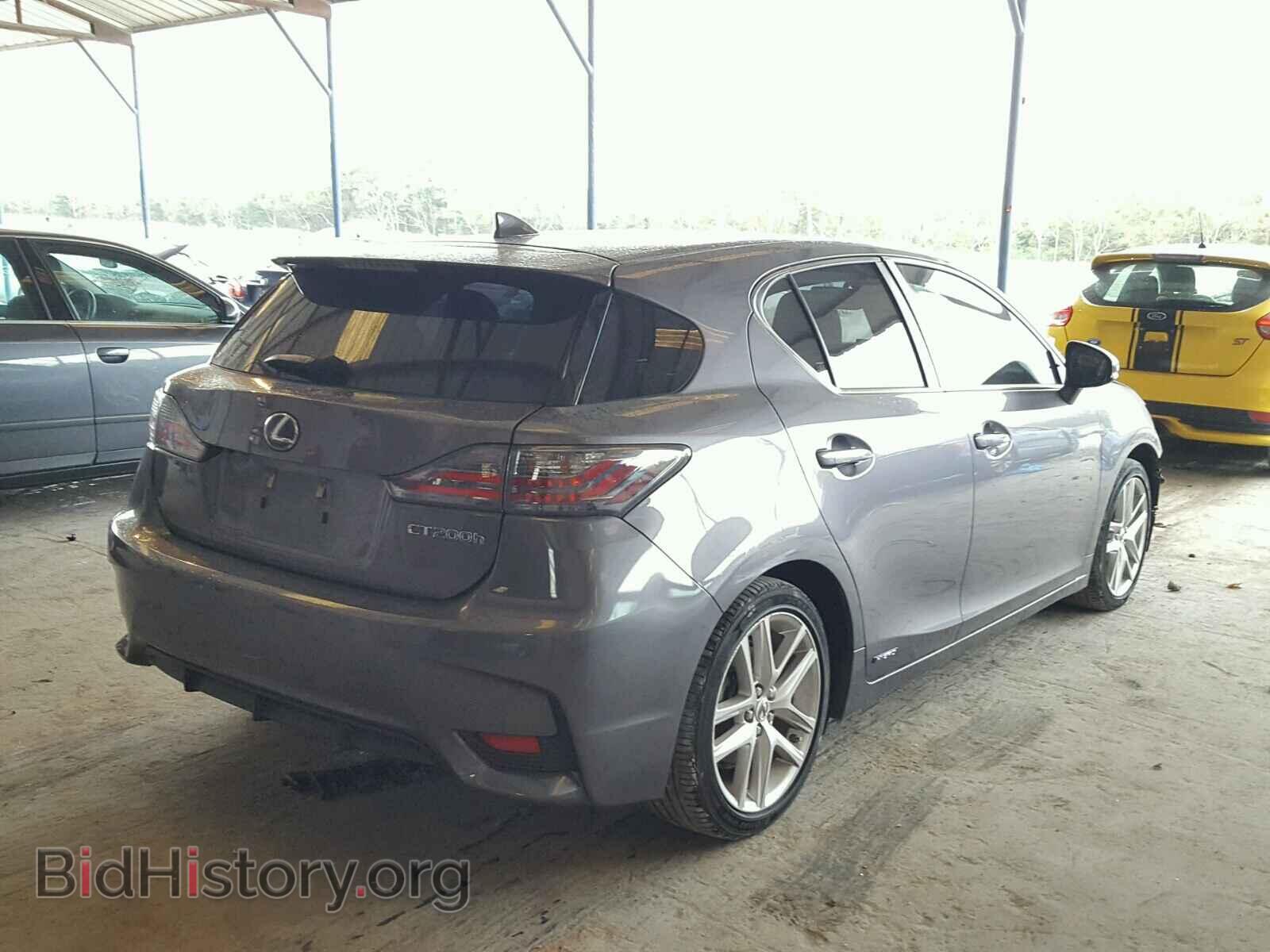 2014 LEXUS CT 200 - VIN: JTHKD5BH3E2183191 - Фото 4