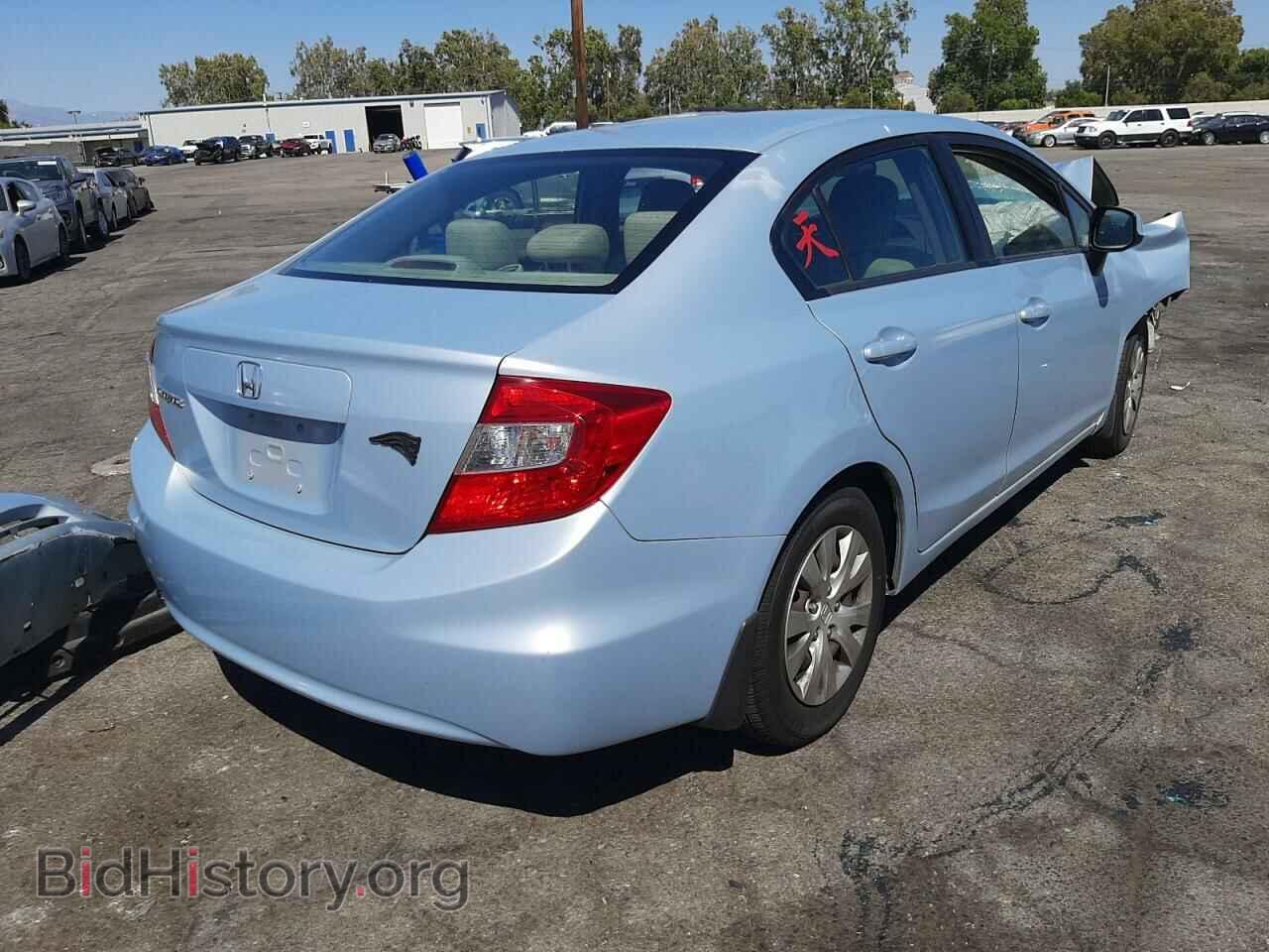 2012 HONDA CIVIC - VIN: 19XFB2F51CE312228 - Фото 4