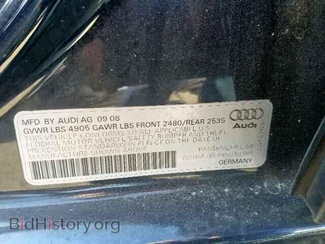 2009 AUDI A4 - VIN: WAUSF78K49N030184 - Фото 10