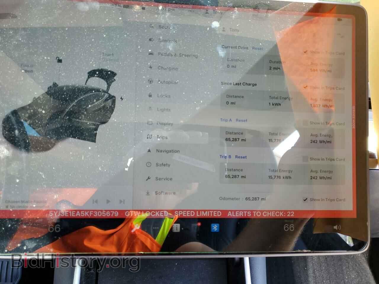2019 TESLA MODEL 3 - VIN: 5YJ3E1EA5KF305679 - Фото 9