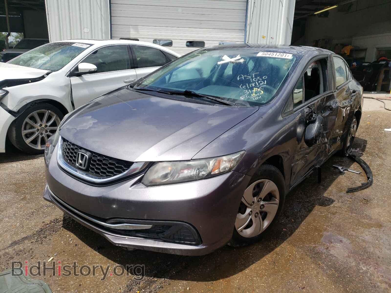2014 HONDA CIVIC - VIN: 19XFB2F59EE085633 - Фото 2