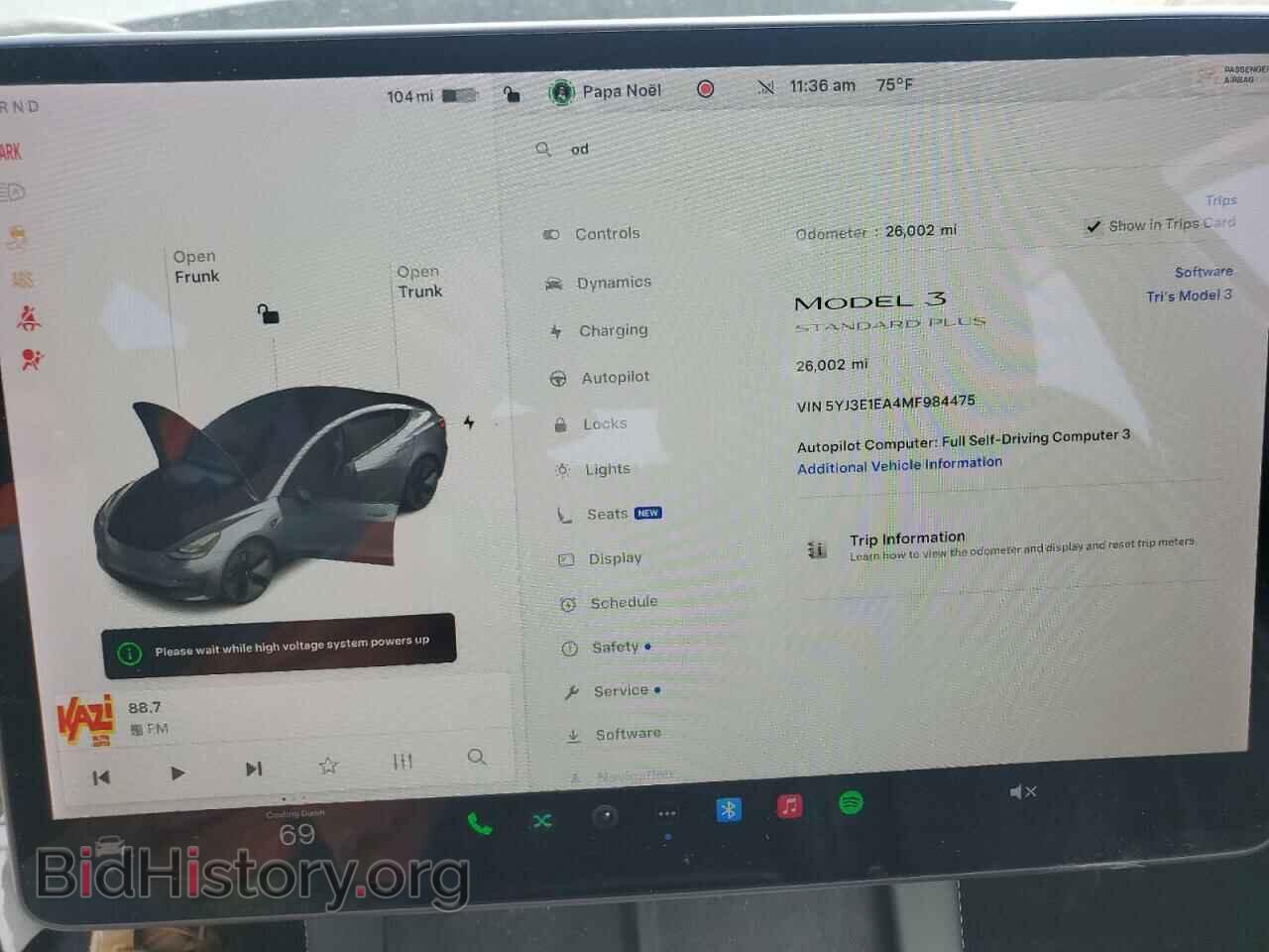 2021 TESLA MODEL 3 - VIN: 5YJ3E1EA4MF984475 - Photo 9
