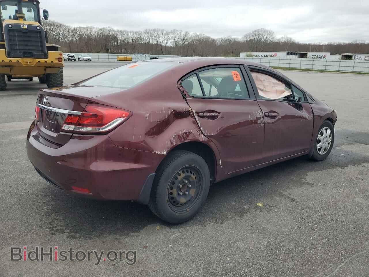 2013 HONDA CIVIC - VIN: 19XFB2F54DE200654 - Фото 3