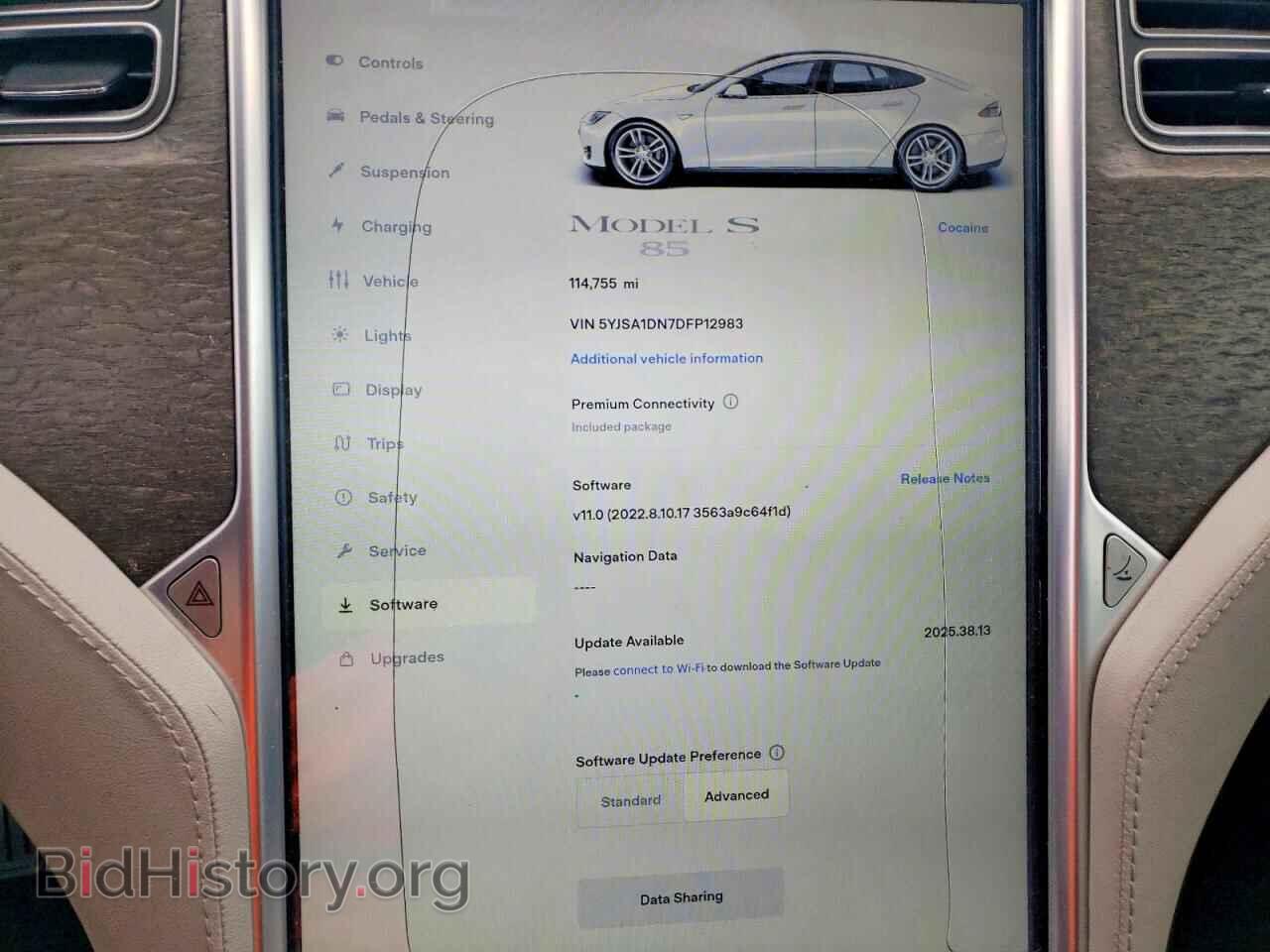 2013 TESLA MODEL S - VIN: 5YJSA1DN7DFP12983 - Photo 9
