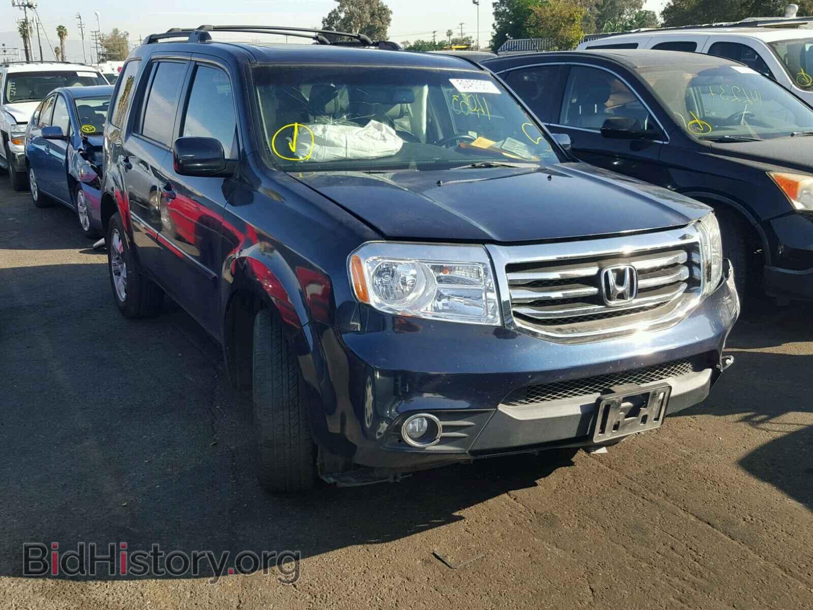 Фотография 5FNYF3H6XCB039051 - HONDA PILOT 2012