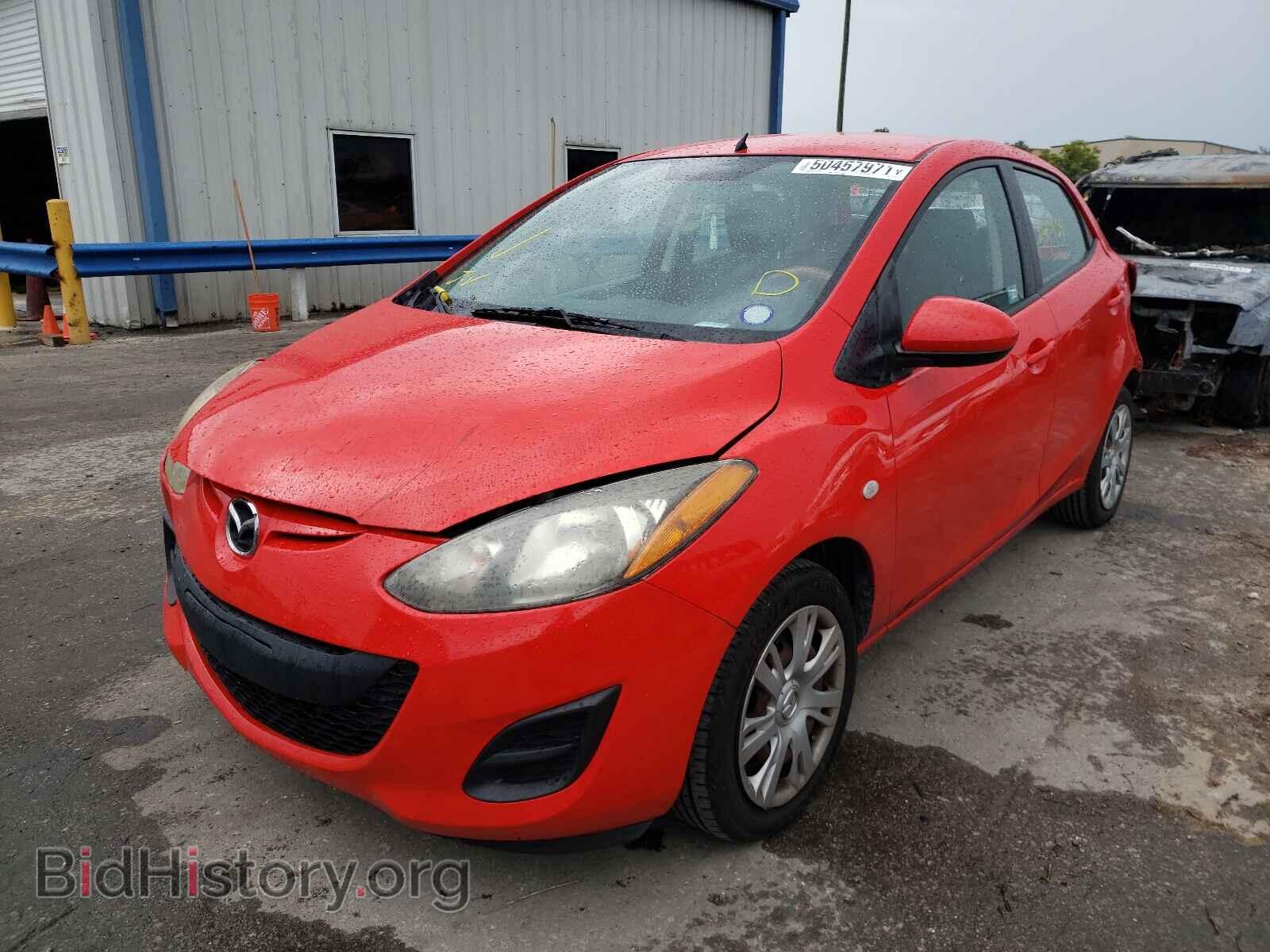 2013 MAZDA 2 - VIN: JM1DE1KY2D0155750 - Фото 2