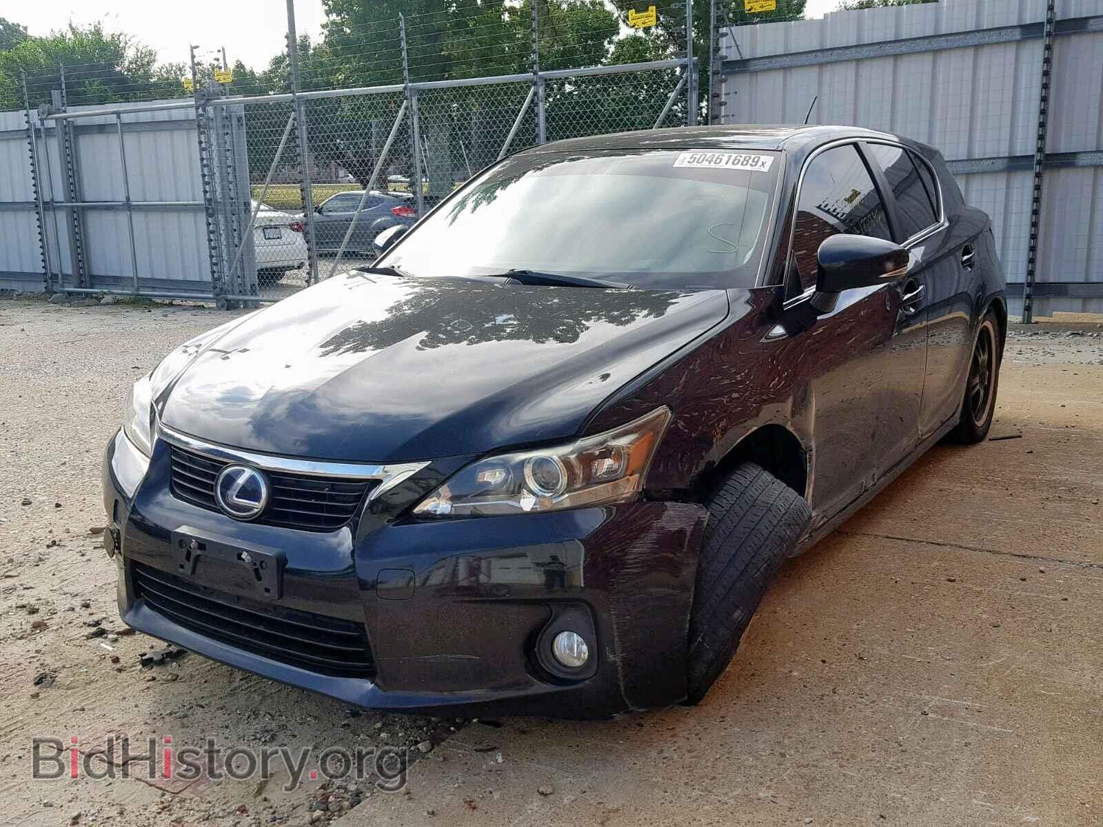 2012 LEXUS CT 200 - VIN: JTHKD5BH8C2114395 - Фото 2
