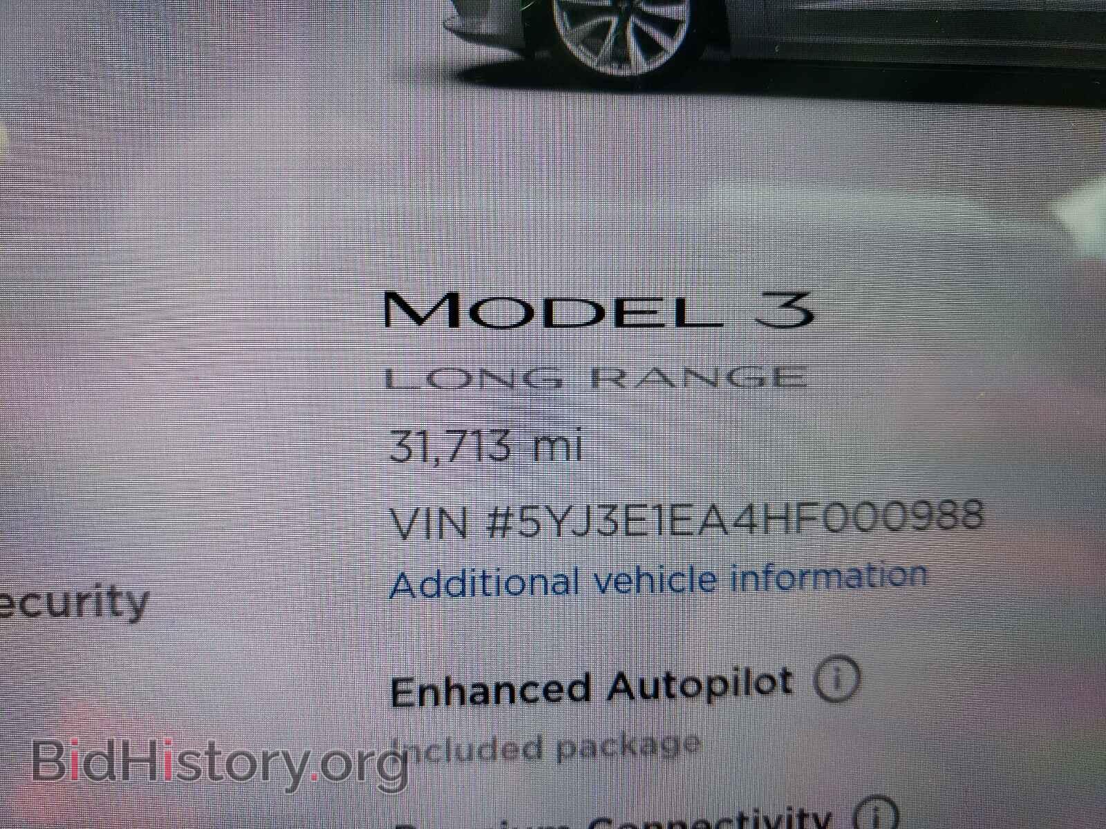2017 TESLA MODEL 3 - VIN: 5YJ3E1EA4HF000988 - Фото 8