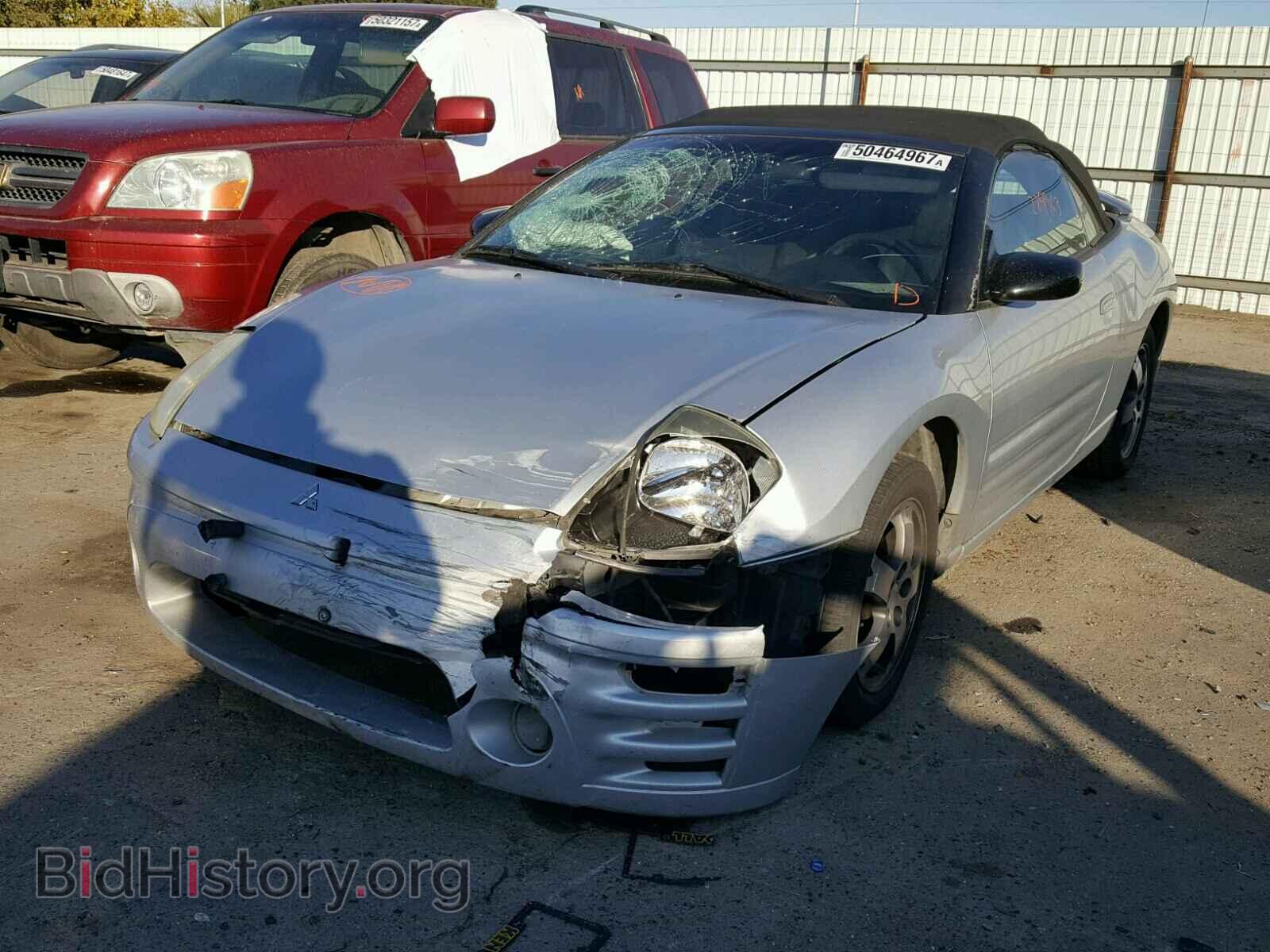 2003 MITSUBISHI ECLIPSE - VIN: 4A3AE45G23E147508 - Фото 2