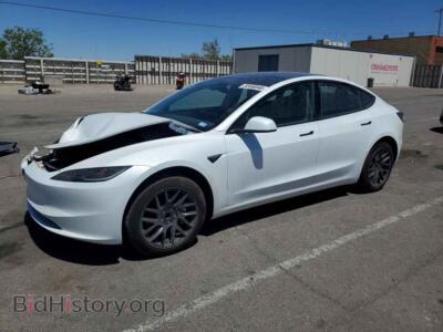 2025 Tesla MODEL 3, белый — VIN 5YJ3E1EA0SF038239, Copart