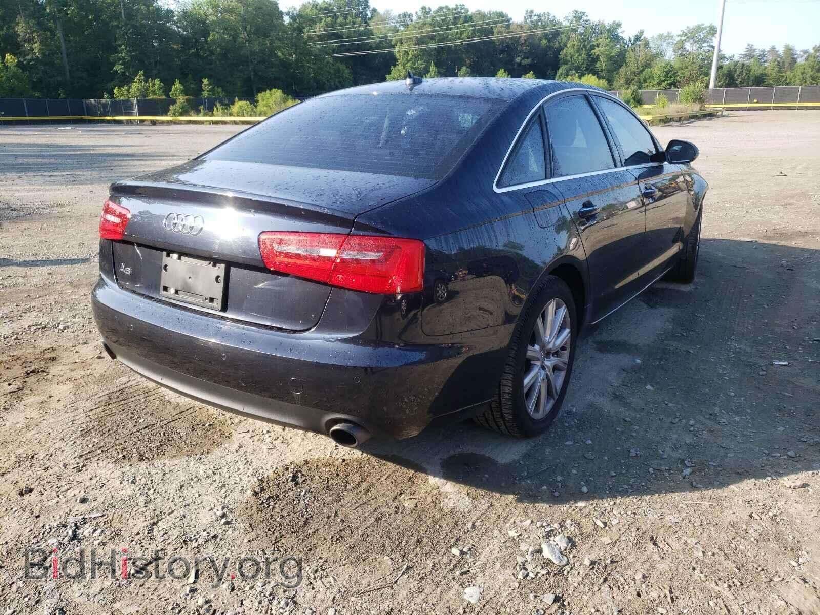 2013 AUDI A6 - VIN: WAUGFAFC2DN138469 - Фото 4