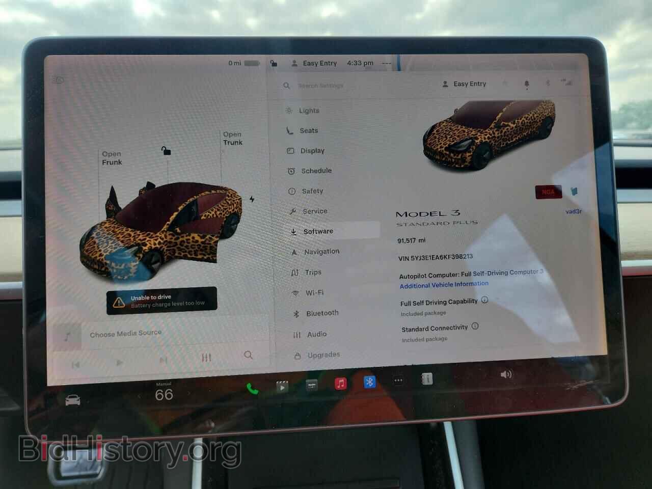 2019 TESLA MODEL 3 - VIN: 5YJ3E1EA6KF398213 - Photo 9