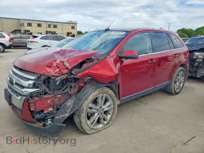 2013 Ford EDGE Limited, red — VIN 2FMDK3KC2DBB36733, Copart