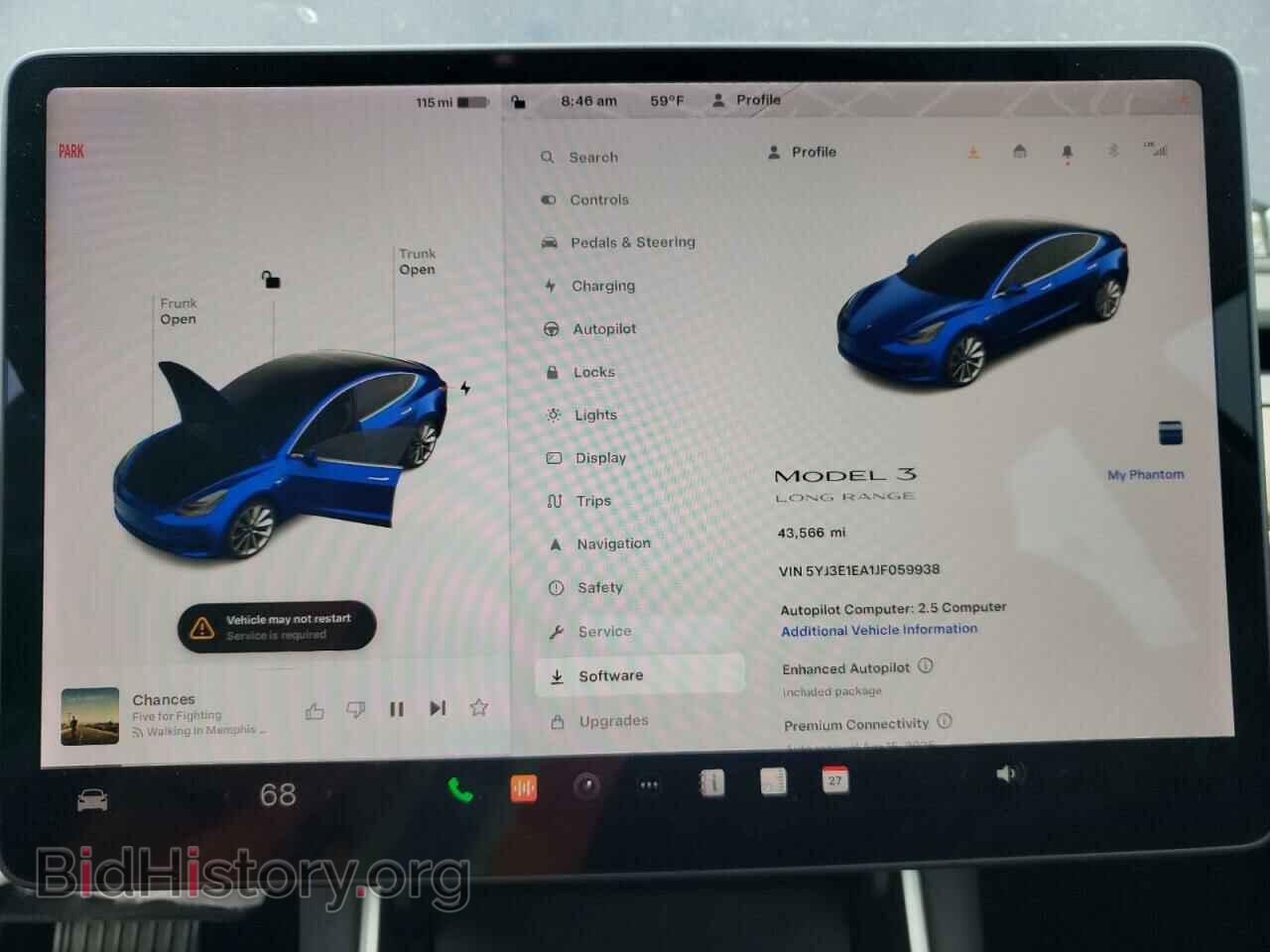 2018 TESLA MODEL 3 - VIN: 5YJ3E1EA1JF059938 - Photo 9