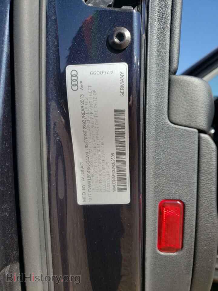 2018 AUDI A4 - VIN: WAUDNAF43JA082608 - Photo 13