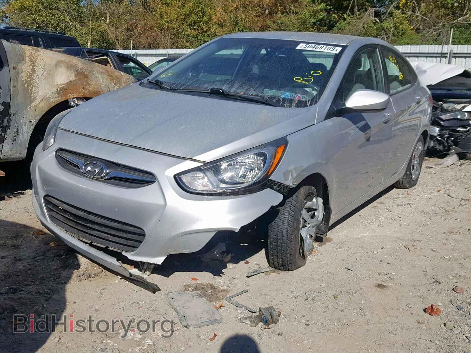 2013 HYUNDAI ACCENT - VIN: KMHCT4AEXDU398270 - Фото 2