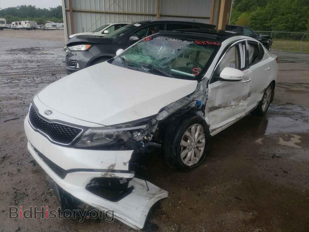 2015 KIA OPTIMA - VIN: 5XXGN4A79FG375573 - Фото 2