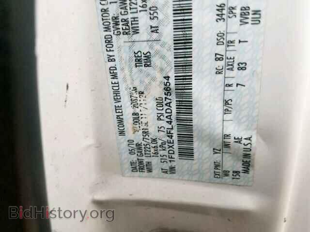 2010 FORD ECONOLINE - VIN: 1FDXE4FL4ADA75654 - Фото 10