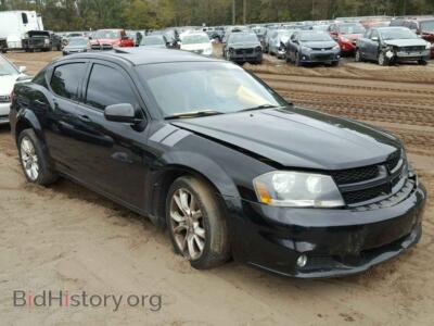 2012 Dodge AVENGER Avenger R/, black — VIN 1C3CDZBG0CN121879, Copart