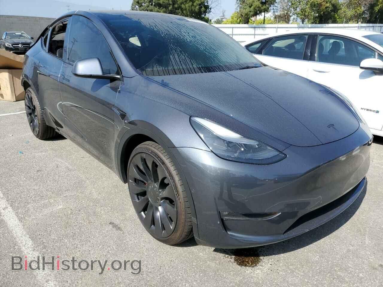 2022 TESLA MODEL Y - VIN: 7SAYGDEF3NF485846 - Фото 4