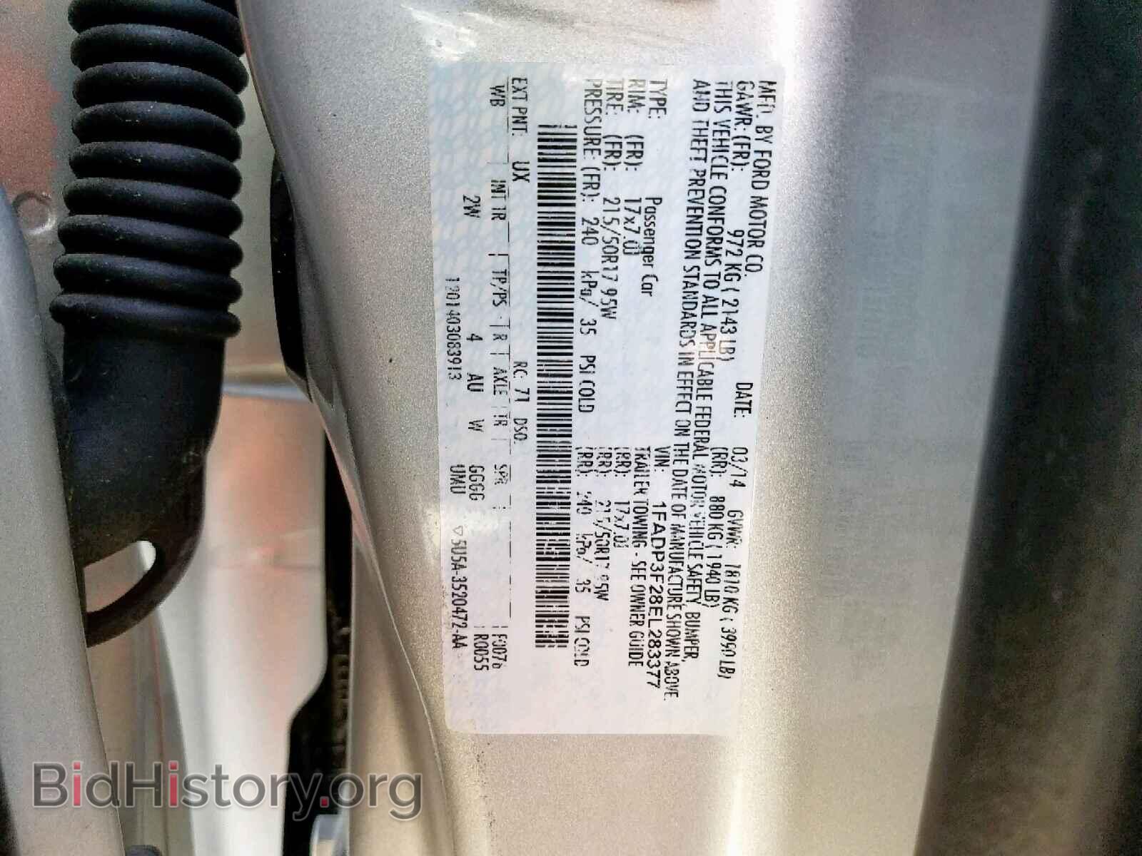 2014 FORD FOCUS SE - VIN: 1FADP3F28EL283377 - Фото 10