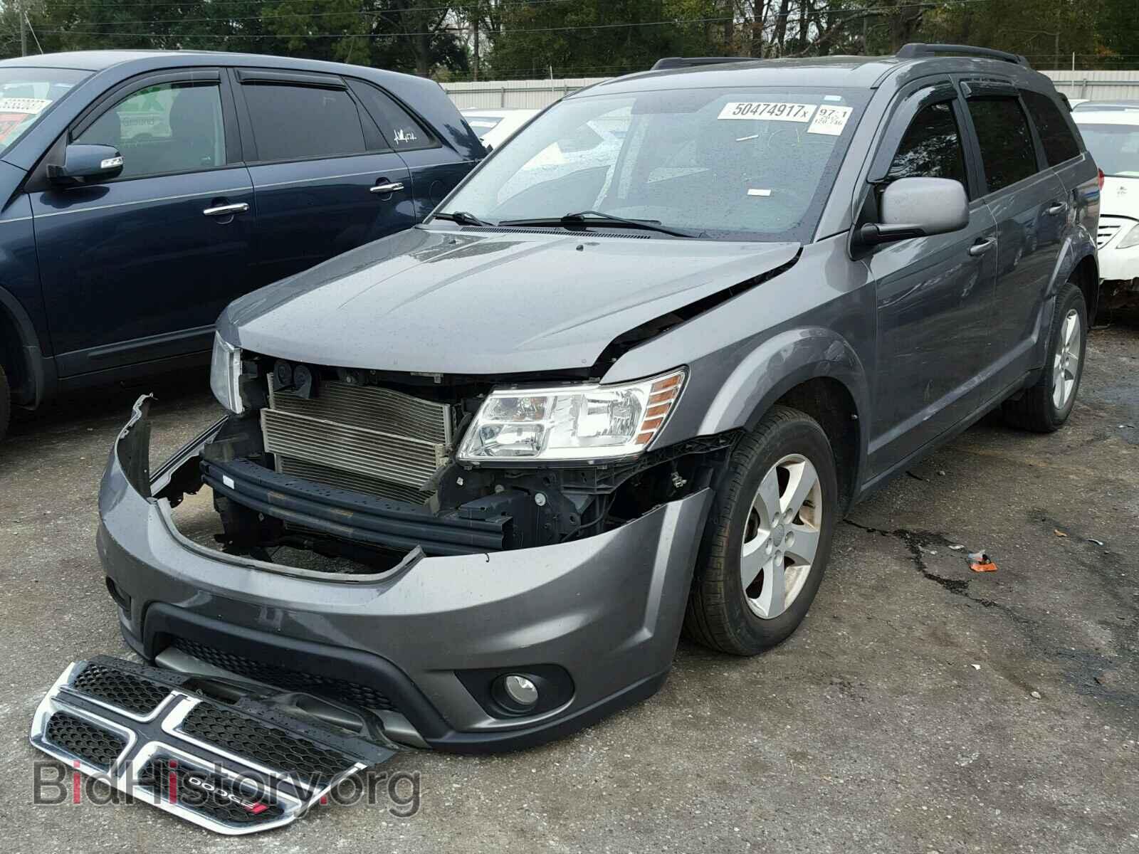 2012 DODGE JOURNEY - VIN: 3C4PDCBGXCT282492 - Фото 2
