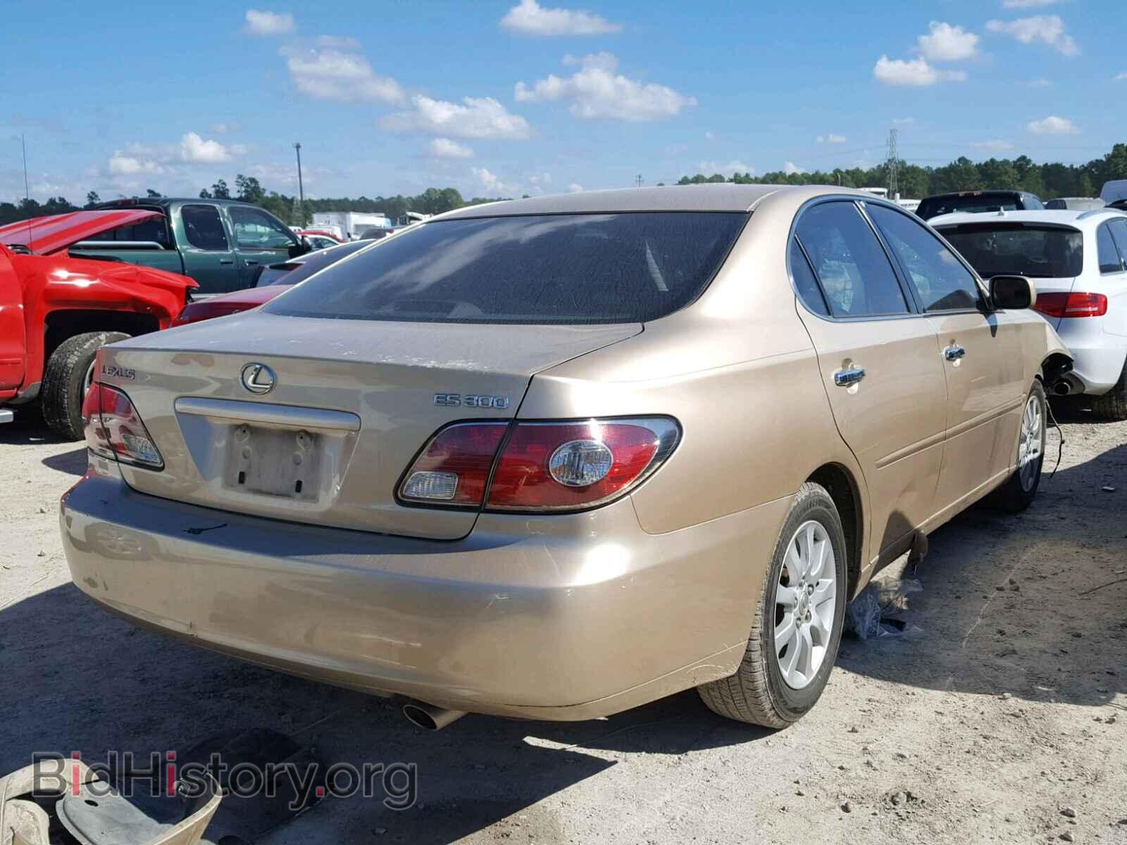 2003 LEXUS ES300 - VIN: JTHBF30G035037982 - Фото 4