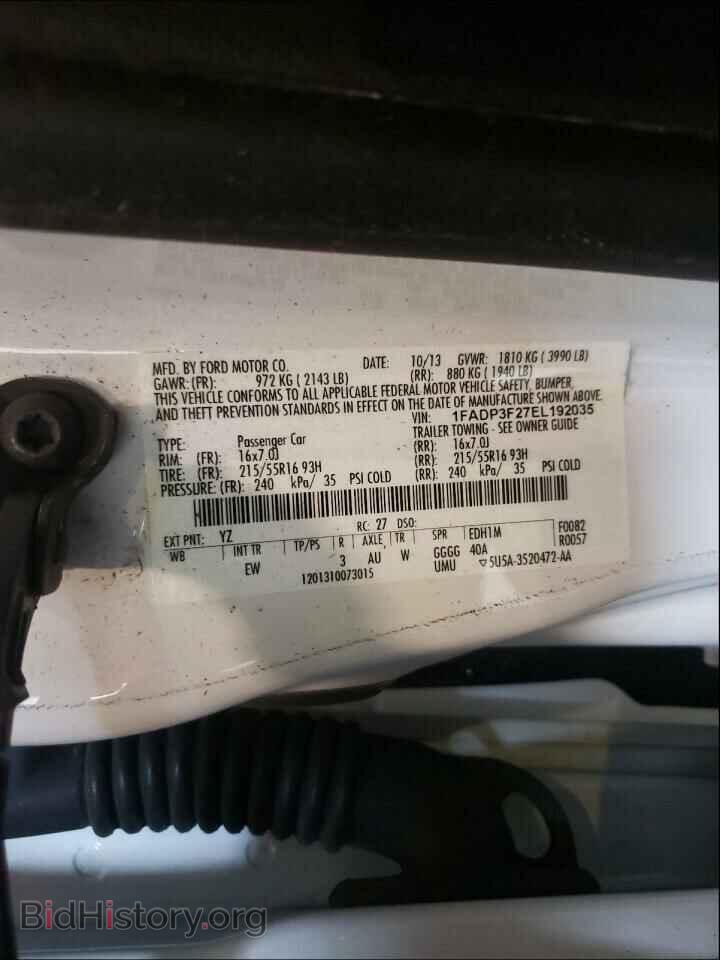 2014 FORD FOCUS - VIN: 1FADP3F27EL192035 - Photo 10