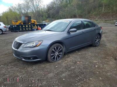 2012 Chrysler 200 Touring, gray — VIN 1C3CCBBG5CN306357, Copart