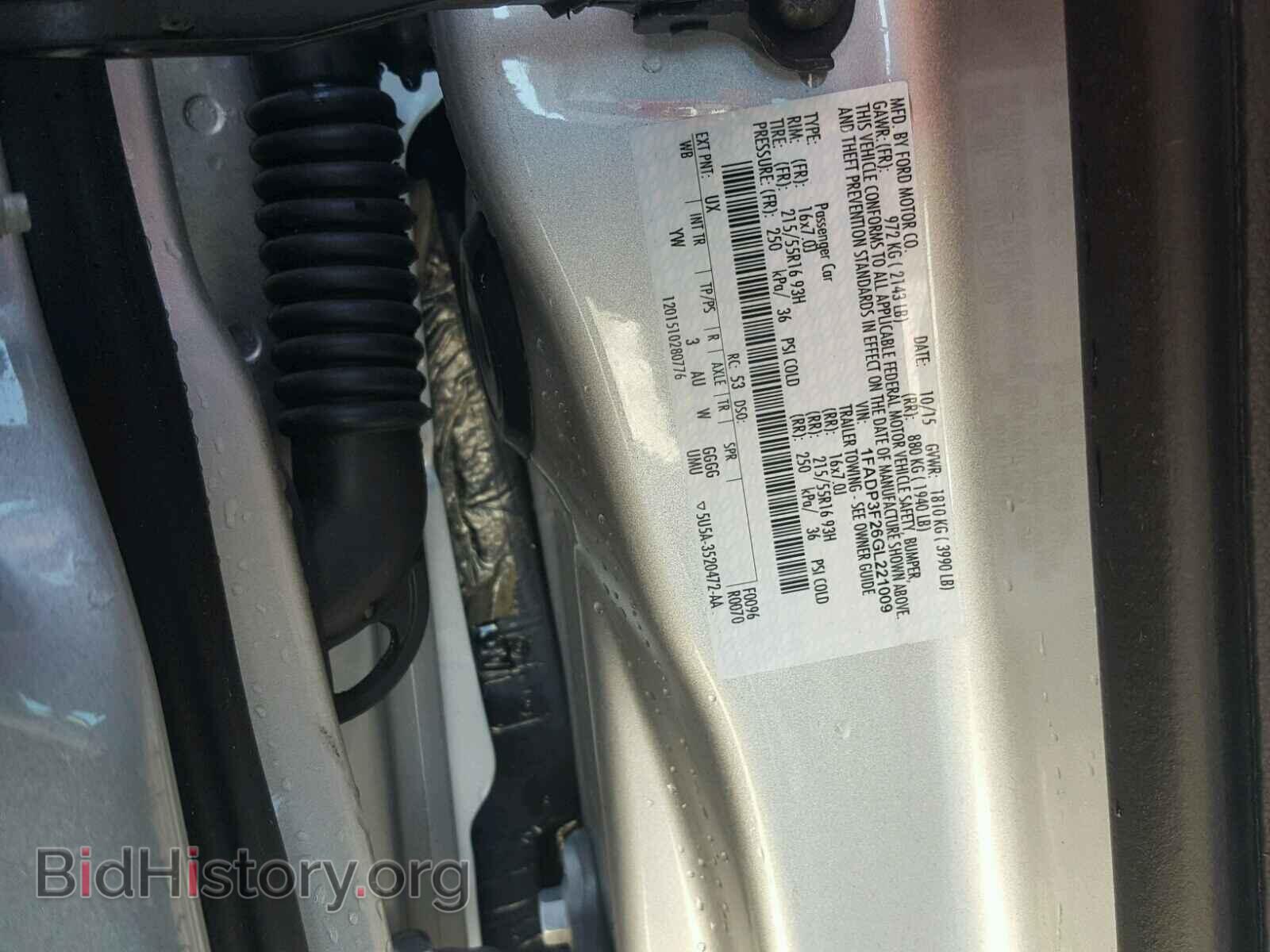 2016 FORD FOCUS SE - VIN: 1FADP3F26GL221009 - Фото 10