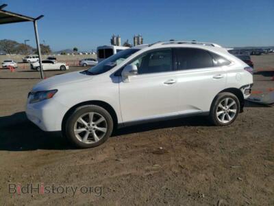 2012 Lexus RX350 350, белый — VIN 2T2BK1BA3CC136787, Copart
