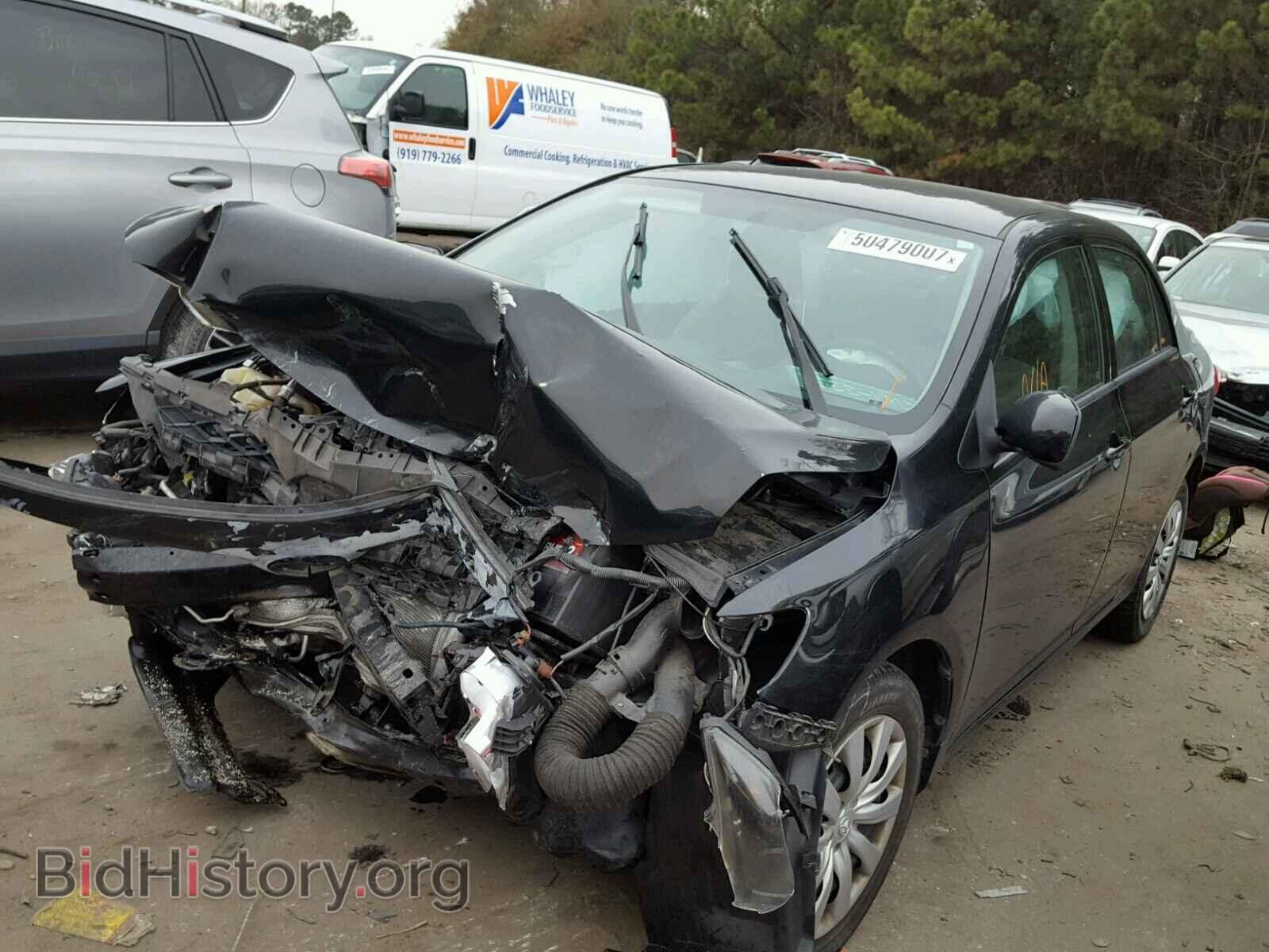 2012 TOYOTA COROLLA BA - VIN: 2T1BU4EE2CC776701 - Фото 2