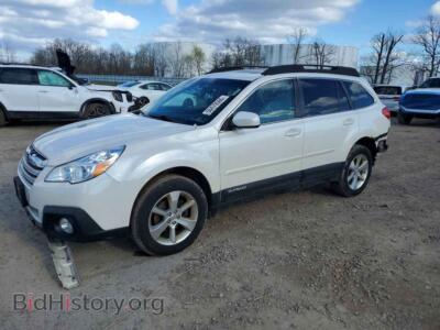 2014 Subaru OUTBACK 2.5I Limited, белый — VIN 4S4BRBLC2E3292588, Copart