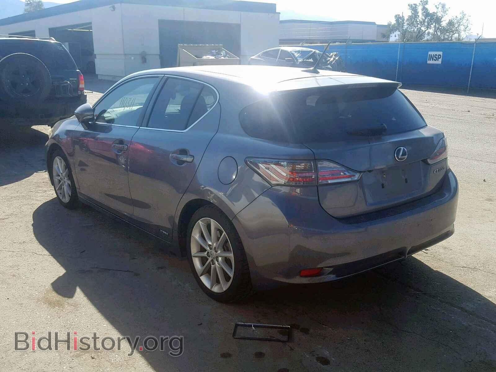 2012 LEXUS CT 200 - VIN: JTHKD5BH6C2116081 - Фото 3