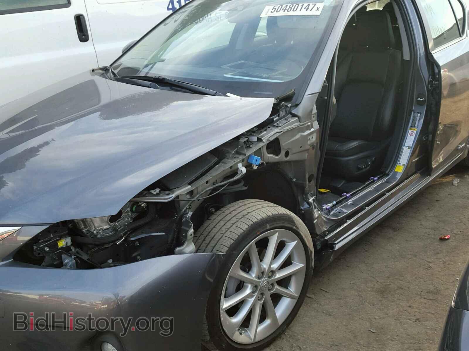 2012 LEXUS CT 200 - VIN: JTHKD5BH1C2122063 - Фото 9