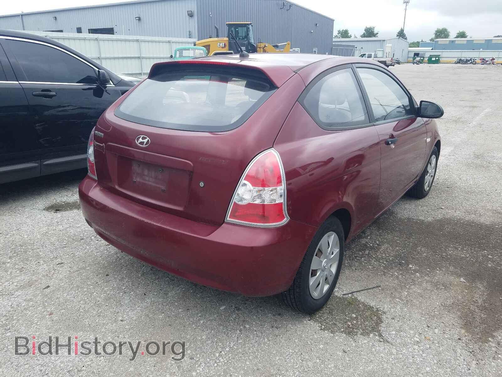 2007 HYUNDAI ACCENT - VIN: KMHCM36C47U034297 - Фото 4