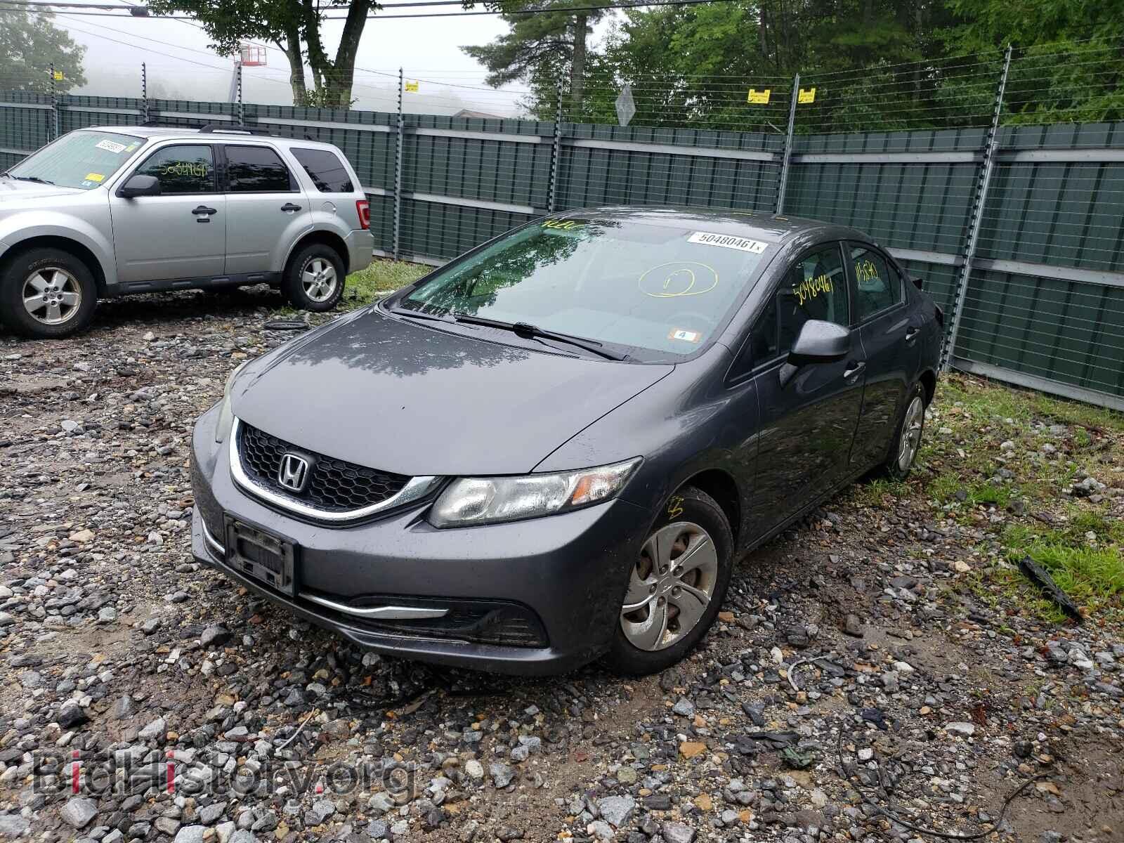 2013 HONDA CIVIC - VIN: 2HGFB2F50DH549848 - Фото 2