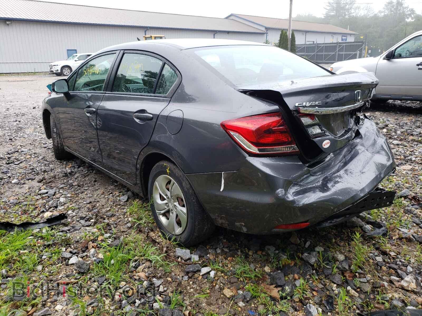 2013 HONDA CIVIC - VIN: 2HGFB2F50DH549848 - Фото 3