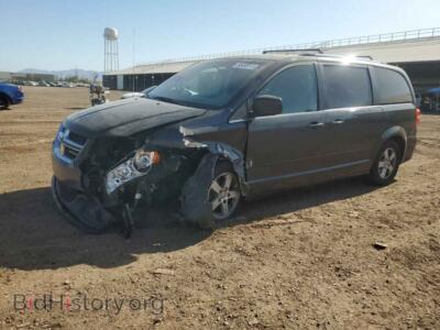 2011 Dodge CARAVAN Grand Cara, charcoal — VIN 2D4RN5DG3BR660641, Copart